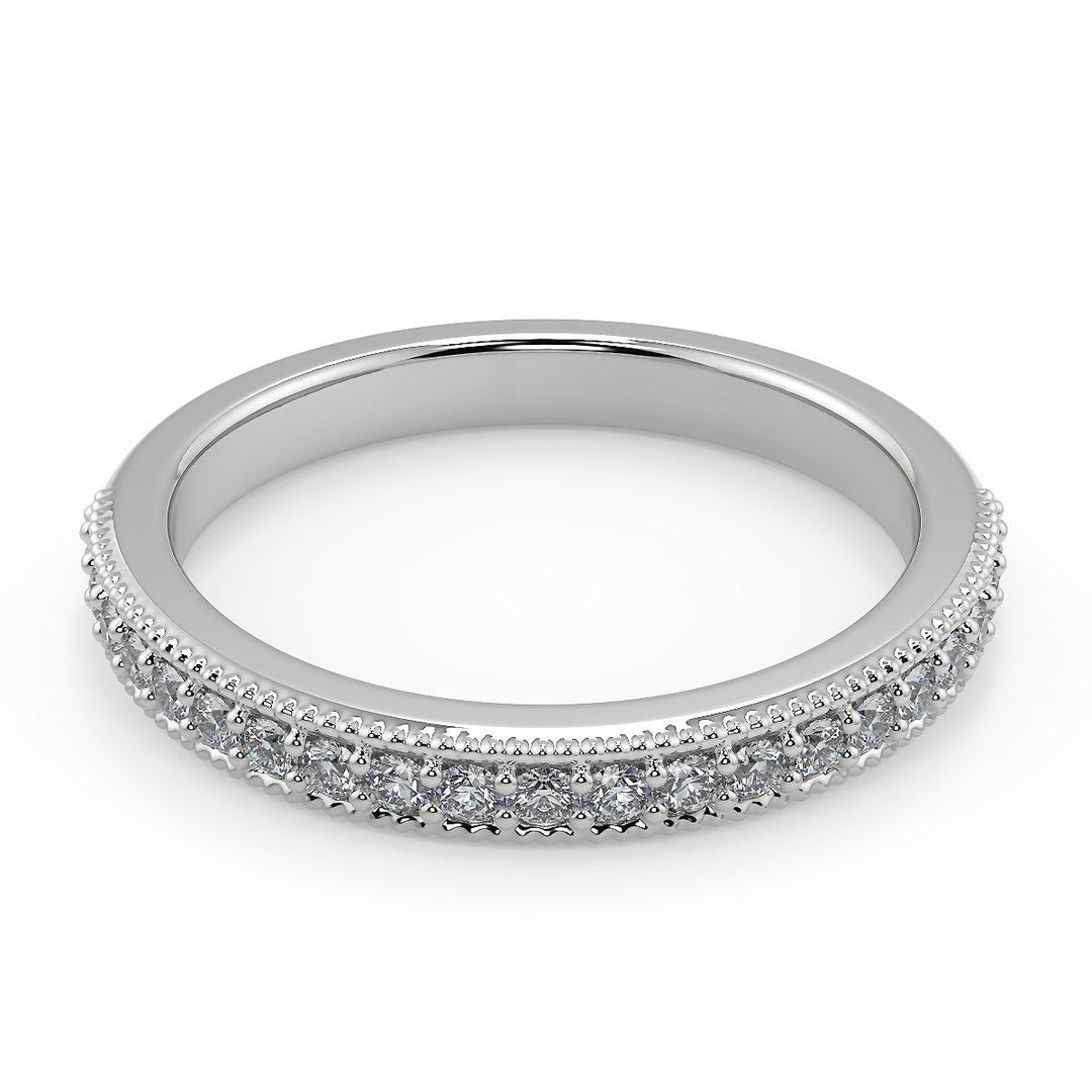 Maleah Halo Bezel Set Princess Cut Diamond Engagement Ring - Nivetta