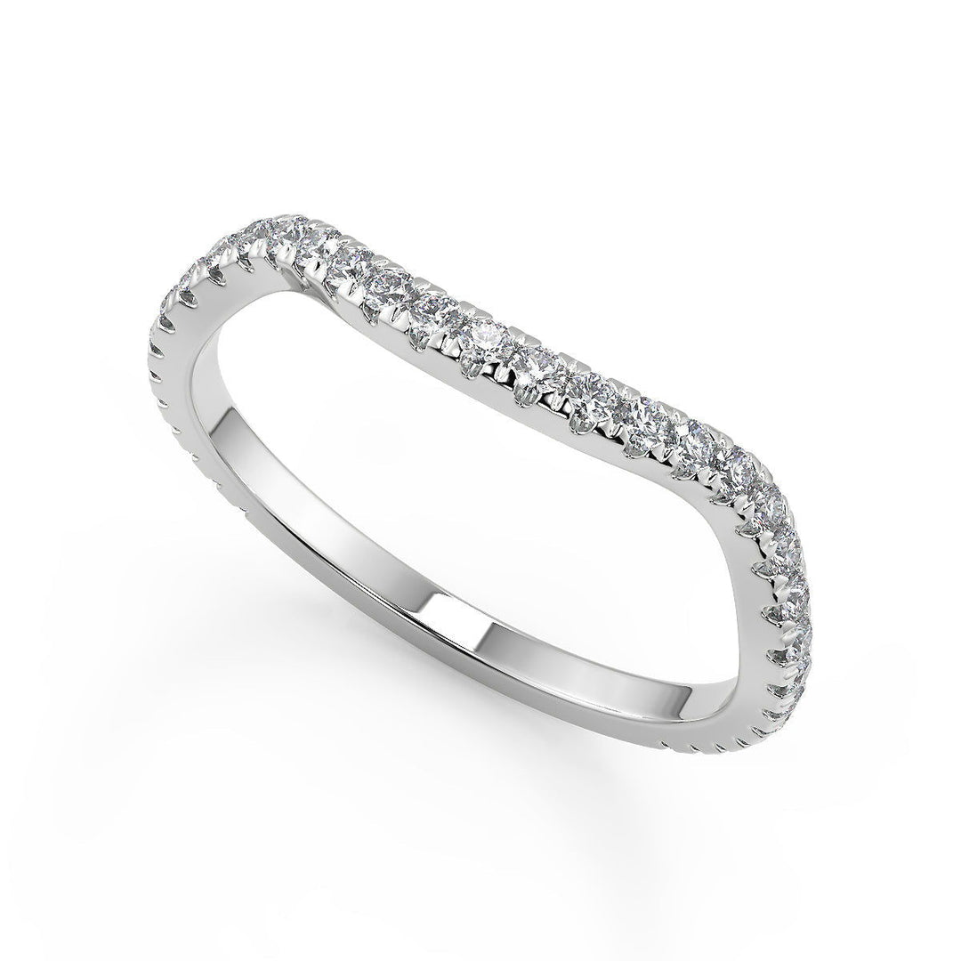 Maren Micro Pave Halo Princess Cut Diamond Engagement Ring - Nivetta