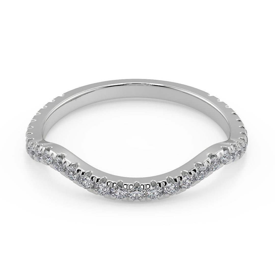 Maren Micro Pave Halo Princess Cut Diamond Engagement Ring - Nivetta
