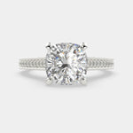 Load image into Gallery viewer, Martina Cushion Cut Pave Engagement Ring Setting - Nivetta
