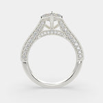 Load image into Gallery viewer, Martina Heart Cut Pave Engagement Ring Setting - Nivetta
