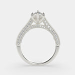 Load image into Gallery viewer, Martina Marquise Cut Pave Engagement Ring Setting - Nivetta
