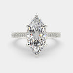 Load image into Gallery viewer, Martina Marquise Cut Pave Engagement Ring Setting - Nivetta

