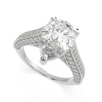 Load image into Gallery viewer, Martina Pear Cut Pave Engagement Ring Setting - Nivetta
