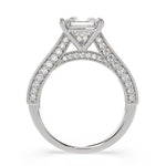 Load image into Gallery viewer, Martina Princess Cut Pave Engagement Ring Setting - Nivetta
