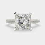 Load image into Gallery viewer, Martina Princess Cut Pave Engagement Ring Setting - Nivetta
