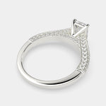 Load image into Gallery viewer, Martina Radiant Cut Pave Engagement Ring Setting - Nivetta
