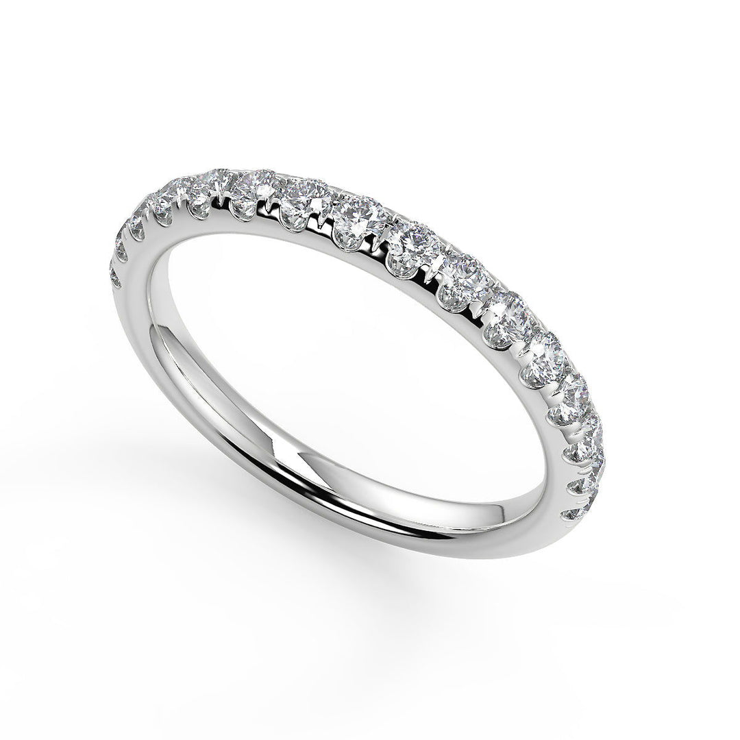 Megan Twisted Rope Solitaire Round Cut Diamond Engagement Ring - Nivetta