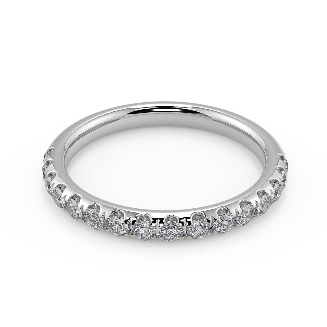 Megan Twisted Rope Solitaire Round Cut Diamond Engagement Ring - Nivetta
