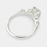 Load image into Gallery viewer, Nadia Cushion Cut Pave Milgrain Engagement Ring Setting - Nivetta
