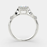 Load image into Gallery viewer, Nadia Round Cut Pave Milgrain Engagement Ring Setting - Nivetta
