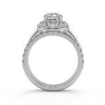Load image into Gallery viewer, Natalia Double Halo Round Cut Diamond Engagement Ring - Nivetta
