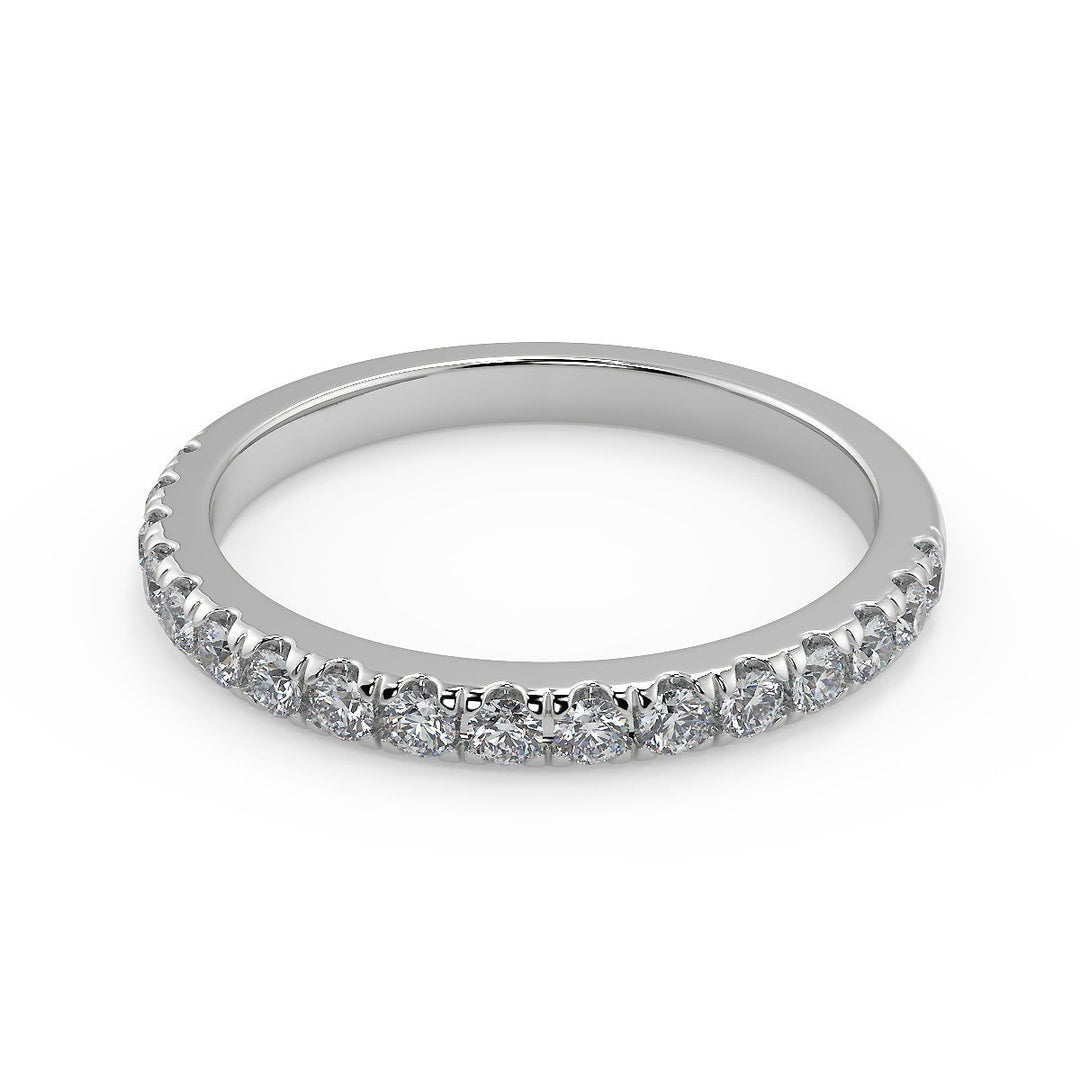 Natalia Double Halo Round Cut Diamond Engagement Ring - Nivetta