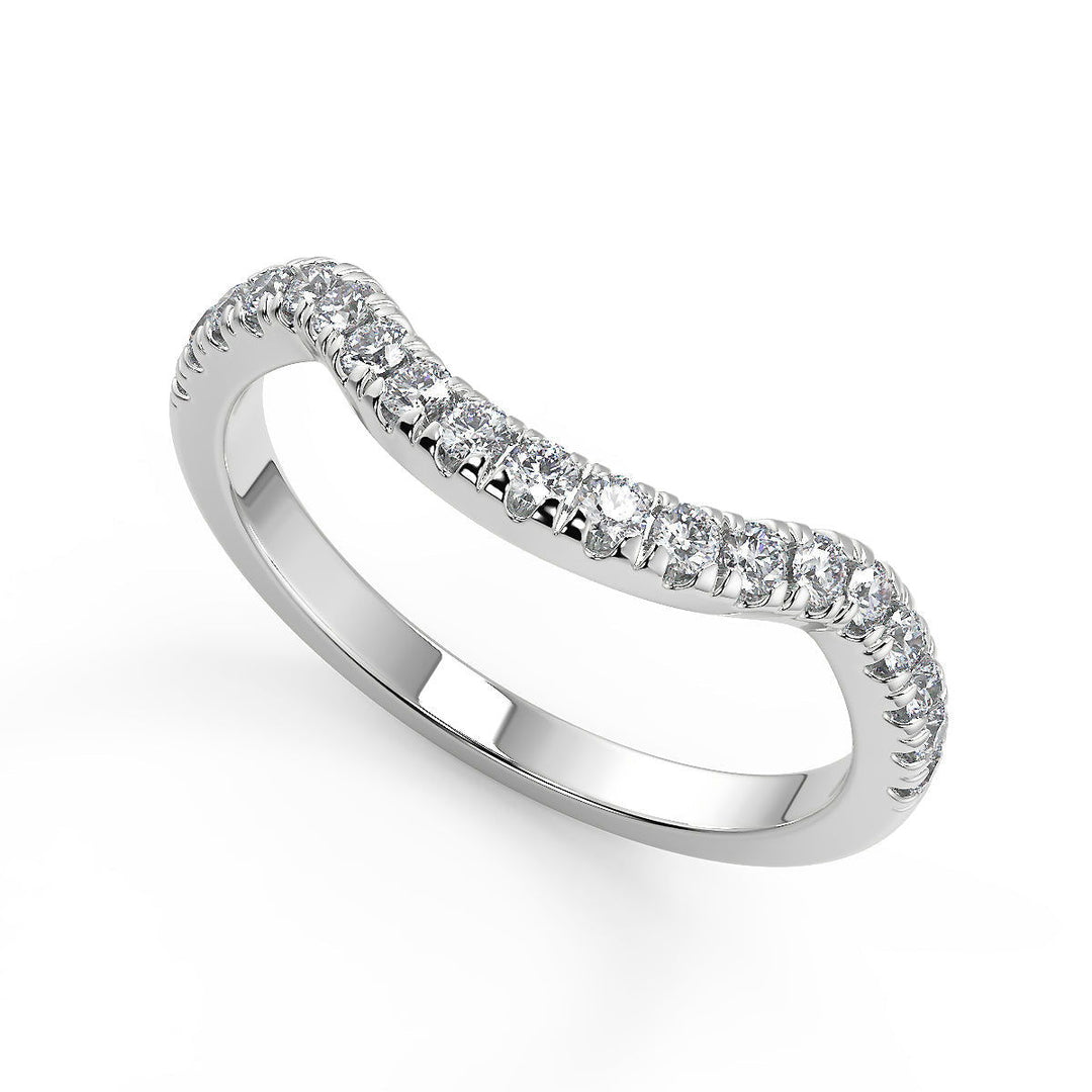 Natalya Double Halo Pave Princess Cut Diamond Engagement Ring - Nivetta