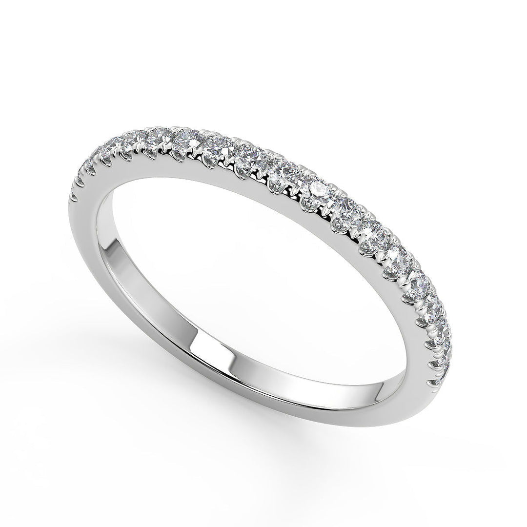 Nathalie Halo Semi Solitaire Round Cut Engagement Ring - Nivetta - Nivetta