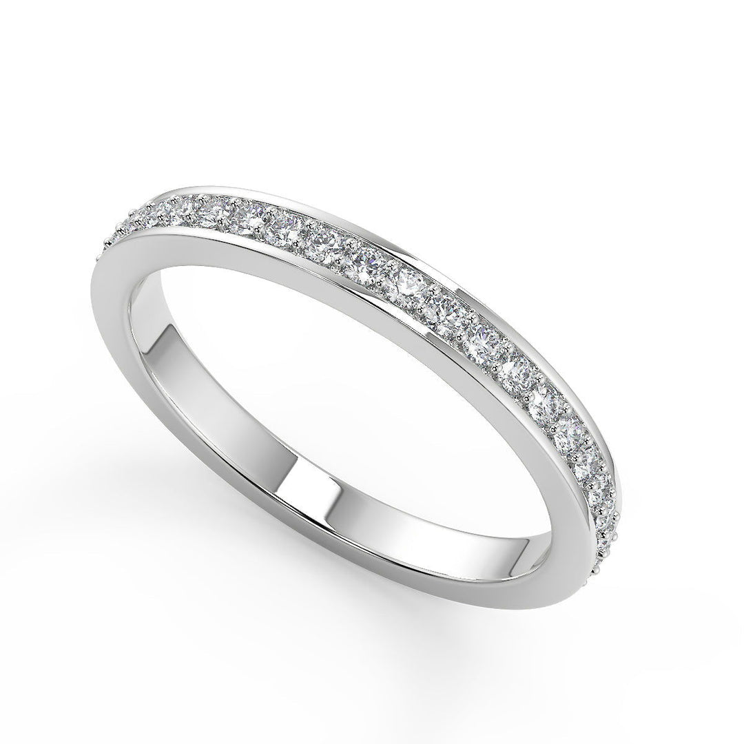 Olivia 4 Prong Solitaire Round Cut Diamond Engagement Ring - Nivetta