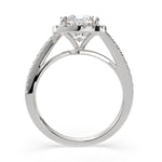 Load image into Gallery viewer, Paloma Cushion Cut Pave Halo Engagement Ring Setting - Nivetta
