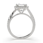 Load image into Gallery viewer, Paloma Princess Cut Pave Halo Engagement Ring Setting - Nivetta
