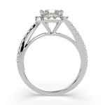 Load image into Gallery viewer, Paloma Radiant Cut Pave Halo Engagement Ring Setting - Nivetta
