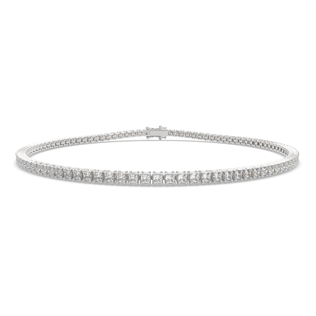 Ranna 2ct tcw Princess Cut Diamond Tennis Bracelet - Nivetta