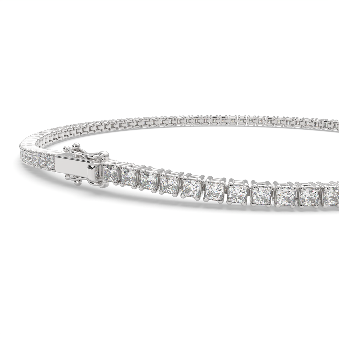 Ranna 2ct tcw Princess Cut Diamond Tennis Bracelet - Nivetta