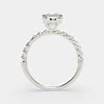 Load image into Gallery viewer, Renata Cushion Cut Solitaire Rope Engagement Ring Setting - Nivetta
