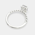 Load image into Gallery viewer, Renata Emerald Cut Solitaire Rope Engagement Ring Setting - Nivetta
