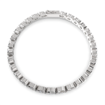 Load image into Gallery viewer, Rosamund Round Cut Diamond Tennis Bracelet S-Link (8 ctw) - Nivetta
