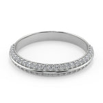 Load image into Gallery viewer, Sabrina Knife Edge Pave Double Sided Princess Cut Diamond Engagement Ring - Nivetta
