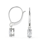 Load image into Gallery viewer, Saniyah Marquise Cut Double Prong Earrings Leverback - Nivetta
