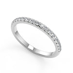 Load image into Gallery viewer, Saniyah Petite twist Pave Round Cut Diamond Engagement Ring - Nivetta
