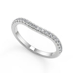 Load image into Gallery viewer, Shaylee Classic 4 Prong Pave Round Cut Diamond Engagement Ring - Nivetta
