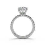 Load image into Gallery viewer, Shirley 6 Prong Solitaire Round Cut Diamond Engagement Ring - Nivetta
