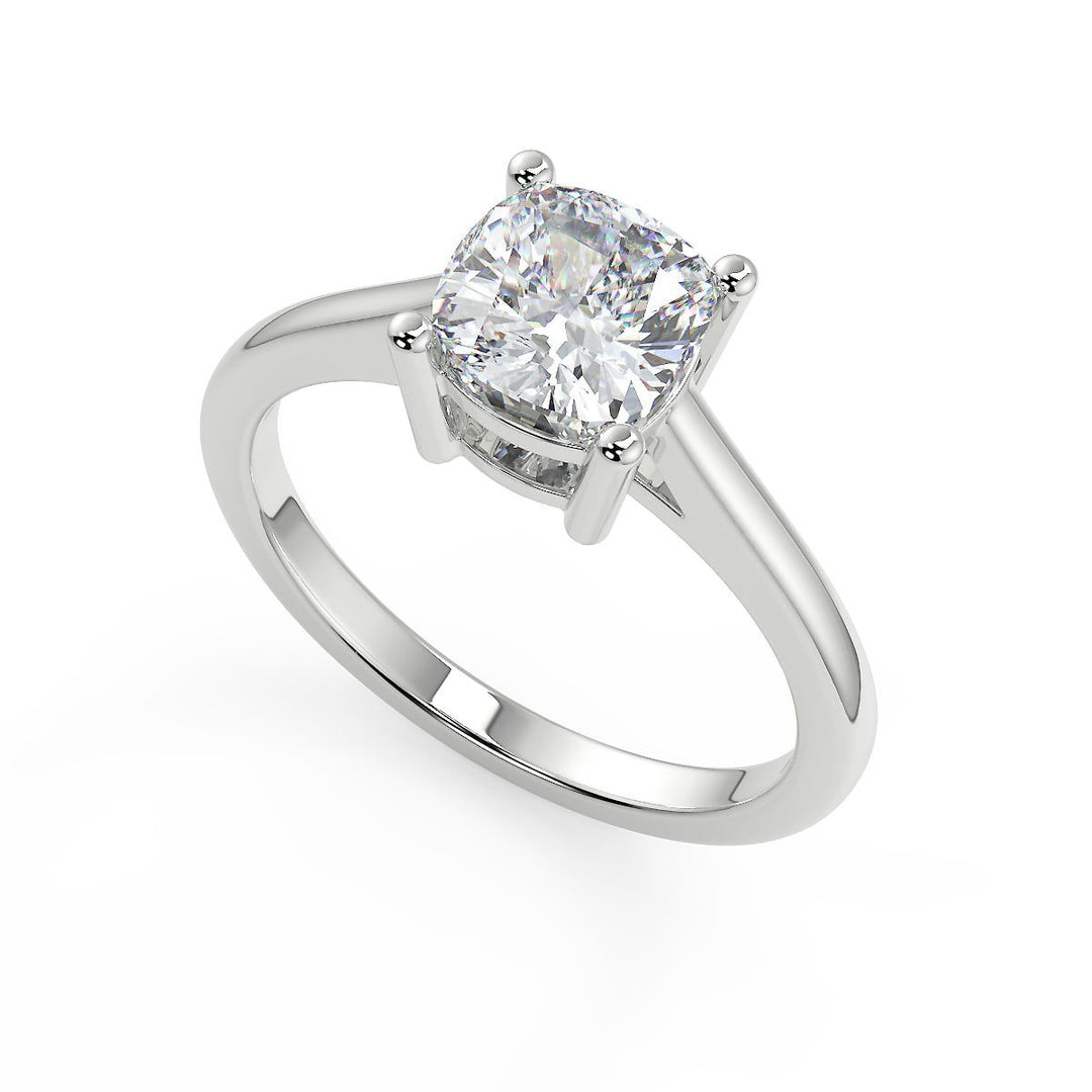 Sienna Four Prong Cushion Cut Diamond Engagement Ring - Nivetta