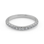 Load image into Gallery viewer, Talia Classic Pave 4 Prong Princess Cut Diamond Engagement Ring - Nivetta
