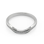 Load image into Gallery viewer, Tara Pave 4 Prong Crown Basket Cushion Cut Diamond Ring - Nivetta
