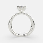 Load image into Gallery viewer, Tatiana Cushion Cut Solitaire Split Shank Engagement Ring Setting - Nivetta
