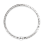Load image into Gallery viewer, Thisbe Princess Cut Diamond Tennis Bracelet Buckle Clasp (2 ctw) - Nivetta
