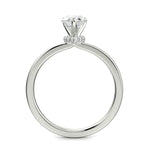 Load image into Gallery viewer, Valeria Pear Cut Hidden Halo Solitaire 4 Prong Claw Set Engagement Ring Setting - Nivetta
