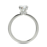 Load image into Gallery viewer, Valeria Round Cut Hidden Halo Solitaire 4 Prong Claw Set Engagement Ring Setting - Nivetta
