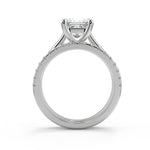 Load image into Gallery viewer, Victoria Trellis 4 Prong Solitaire Princess Cut Ring - Nivetta
