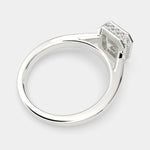 Load image into Gallery viewer, Xenia Emerald Cut Halo Pave Solitaire Engagement Ring Setting - Nivetta
