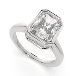 Load image into Gallery viewer, Xenia Radiant Cut Halo Pave Solitaire Engagement Ring Setting - Nivetta
