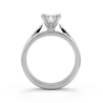 Load image into Gallery viewer, Yadira Classic Cathedral Solitaire Princess Cut Diamond Engagement Ring - Nivetta
