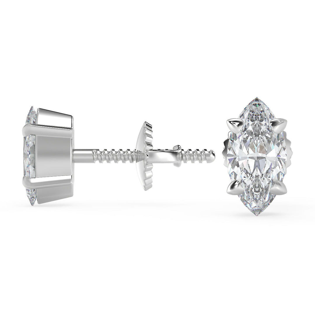 Yamilet Marquise Cut Stud Earrings - Nivetta