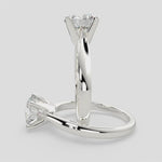 Load and play video in Gallery viewer, Juliana Round Cut Classic Solitaire Engagement Ring Setting
