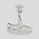 Load and play video in Gallery viewer, Emilia Round Cut Trilogy 3 Stone Engagement Ring Setting

