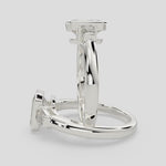 Load and play video in Gallery viewer, Emilia Emerald Cut Trilogy 3 Stone Engagement Ring Setting
