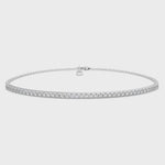 Load and play video in Gallery viewer, Isolde Round Cut Diamond Tennis Bracelet Bar Cable Chain (0.5 ctw)
