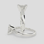Load and play video in Gallery viewer, Federica Emerald Cut 4 Prong Engagement Ring Setting
